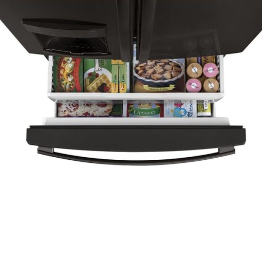 22.1 cu ft French Door Black Stainless Steel Refrigerator - Image 5