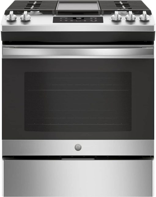 GE ADA 30" Stainless Steel Slide-In Gas Range