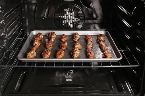 GE Profile 30" Fingerprint Resistant Black Stainless Steel Freestanding Self Clean Gas Range With No Preheat Air Fry - Image 7