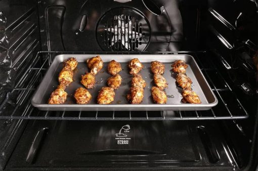 GE Profile 30" Fingerprint Resistant Black Stainless Steel Freestanding Self Clean Gas Range With No Preheat Air Fry - Image 6