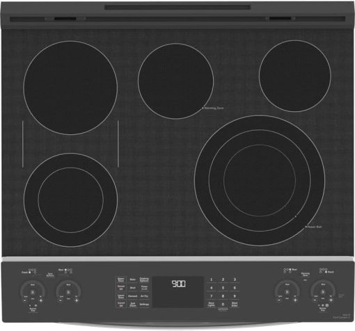 GE Profile ADA 30" Smart Fingerprint Resistant Stainless Steel Slide-In Double Oven Electric Range - Image 5