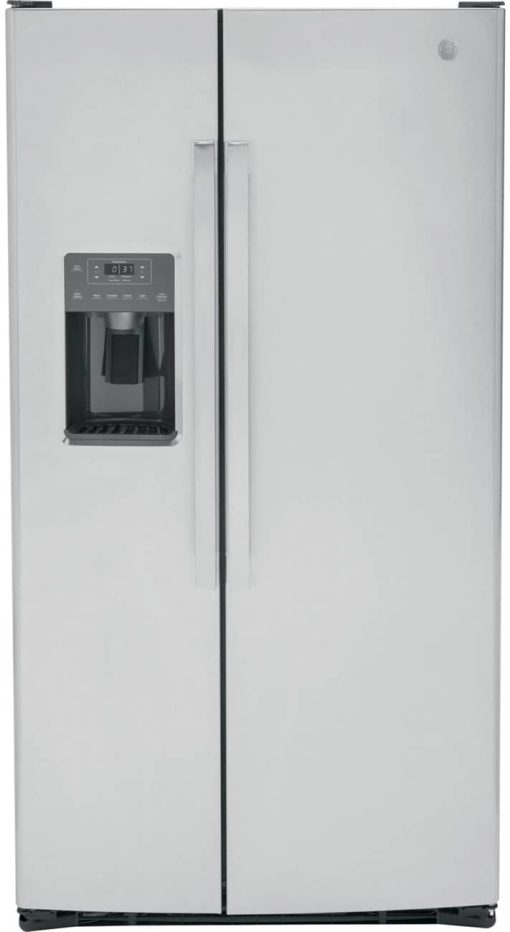 GE 25.3 Cu. Ft. Stainless Steel Side-By-Side Refrigerator