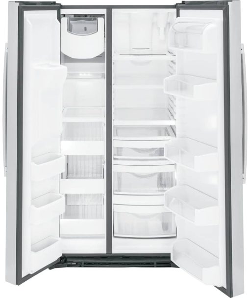 GE Profile ENERGY STAR 25.3 Cu. Ft. Fingerprint Resistant Stainless Steel Side-By-Side Refrigerator - Image 3