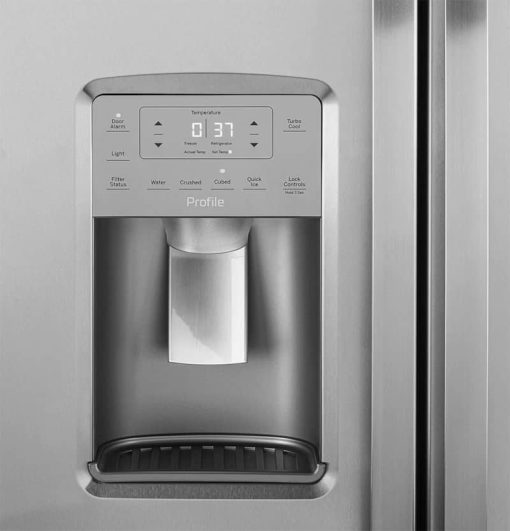 GE Profile 21.9 Cu. Ft. Fingerprint Resistant Stainless Steel Counter-Depth Side-By-Side Refrigerator - Image 6