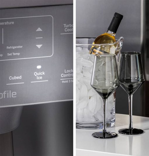 GE Profile 21.9 Cu. Ft. Fingerprint Resistant Stainless Steel Counter-Depth Side-By-Side Refrigerator - Image 16