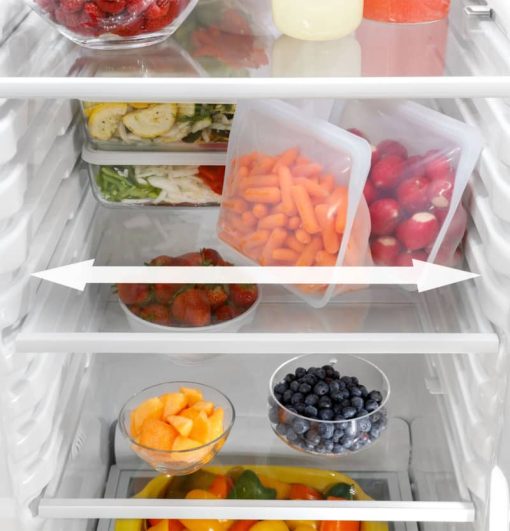 GE 23 Cu. Ft. Black Side-By-Side Refrigerator - Image 9