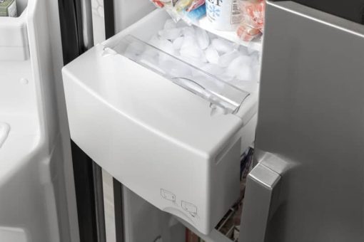 GE 25.3 Cu. Ft. Black Side-By-Side Refrigerator - Image 16