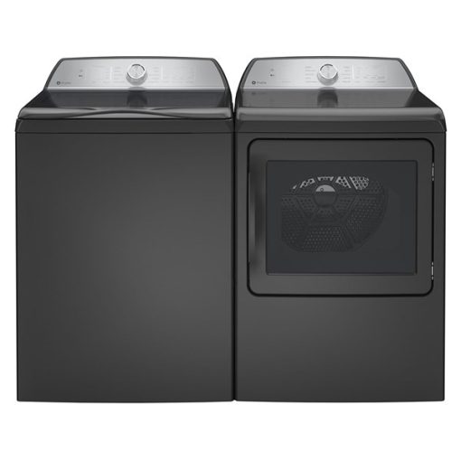 GE Profile Top Load Washer and Dryer Pair - Diamond Gray