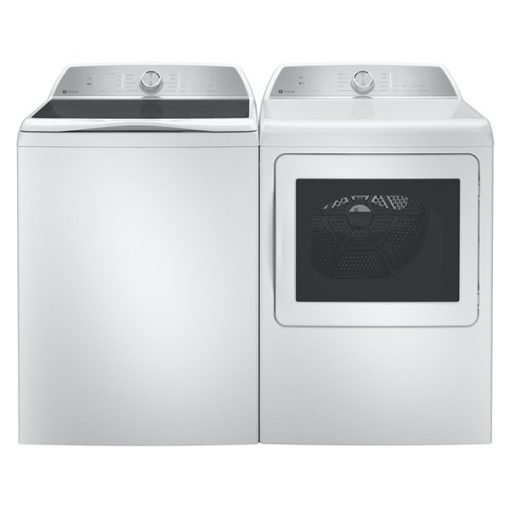 GE Profile Top Load Washer and Dryer Pair - White