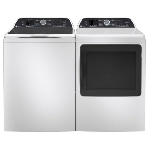GE Profile Top Load Washer and Dryer Pair - White