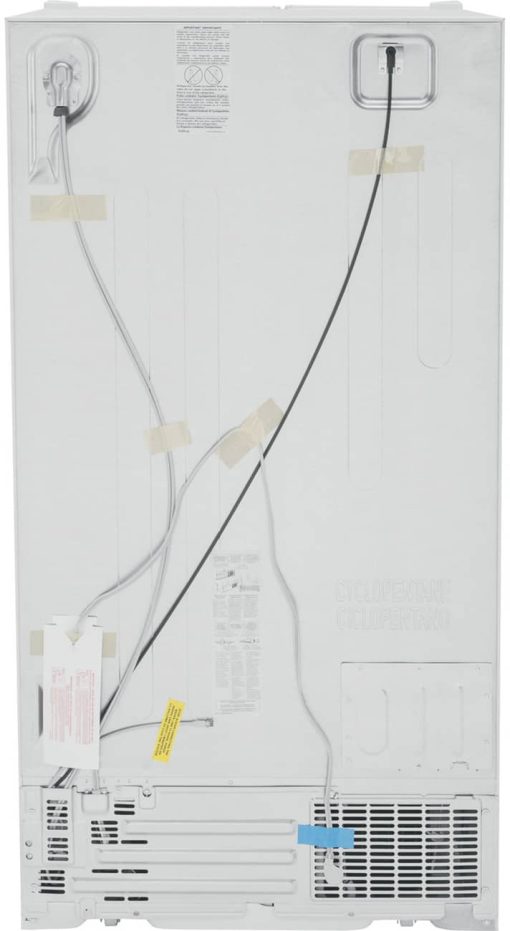 GE 25.3 Cu. Ft.  White Side-By-Side Refrigerator - Image 6