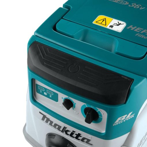 Makita 36V (18V X2) LXT 2.1 Gallon HEPA Filter Dry Dust Extractor Kit - Image 9
