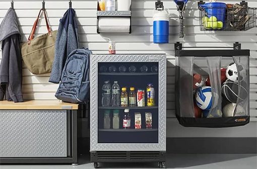 Gladiator Garageworks 24" Hammered Granite Beverage Center - Image 12