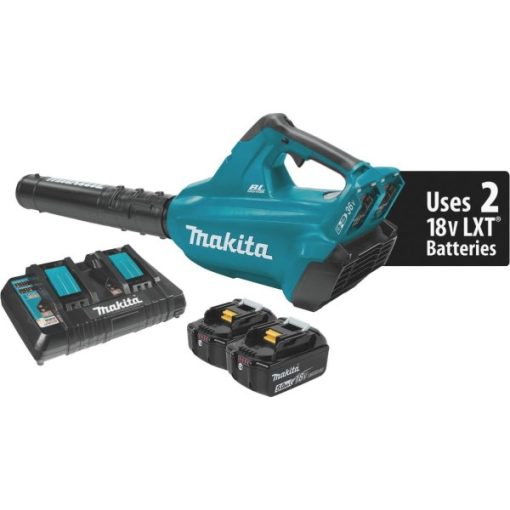 Makita 120 MPH 473 CFM 18V X2 (36V) LXT Lithium-Ion Brushless (5.0Ah) Cordless Blower Kit