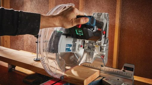 Bosch PROFACTOR Surgeon 12" Glide Miter Saw 18V Dual Bevel Bare Tool - Image 4
