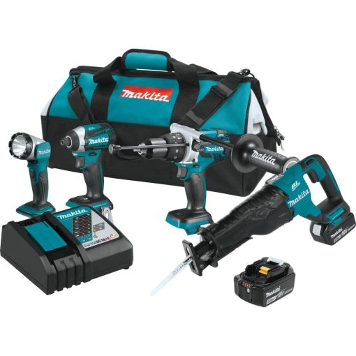 18V LXT Lithium-Ion Brushless Cordless 4-Pc. Combo Kit (5.0Ah)