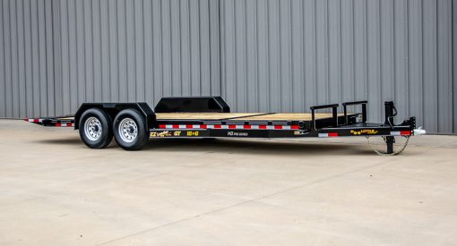 Doolittle 22' EZ Loader GT Flatbed Trailer Split-Deck Hydraulic Tilt-Bed - Image 2