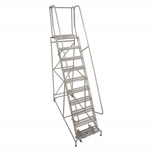 Series 1000 10 Step X 26" W A1 Tread Step Ladder w/handrails - Image 2