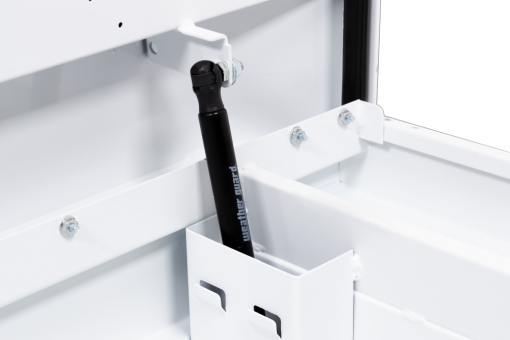 Weather Guard Saddle Truck Tool Box Steel Full Deep White - Image 7