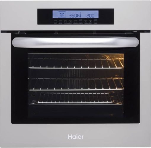 Haier 24" Stainless Steel True European Convection Single Wall Oven