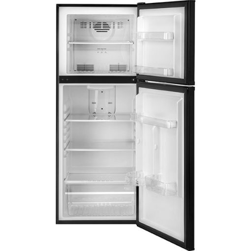 9.8 cu ft Top Freezer Black Refrigerator - Image 3