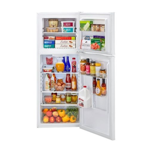 9.8 cu ft Top Freezer White Refrigerator - Image 4