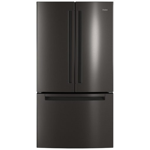 27 cu ft French Door Black Stainless Steel Refrigerator