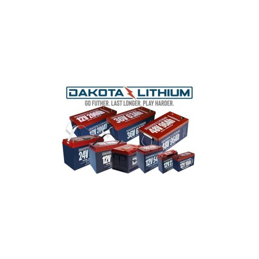 Dakota Lithium Battery with Charger 12V 54Ah Deep Cycle LifePO4 - Image 3