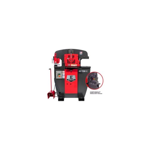 Edwards 115V 1 Phase 40 Ton C Ironworker with 8" Brake