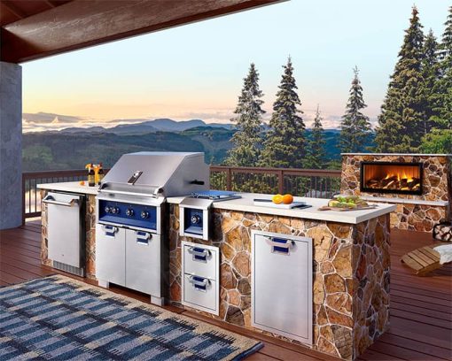 Hestan Aspire 24" Stainless Steel Outdoor Refrigerator - Image 8