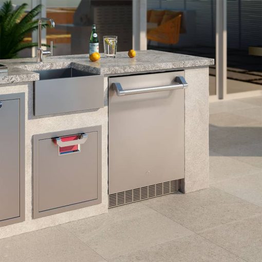 Hestan Aspire 24" Stainless Steel Outdoor Refrigerator - Image 3