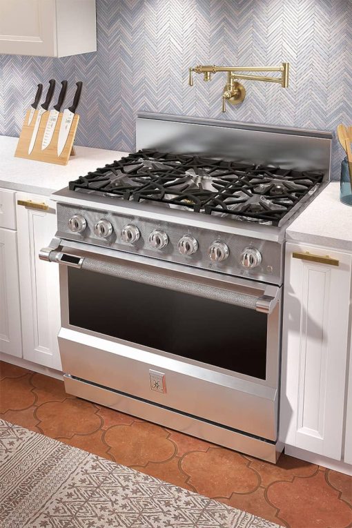 Hestan KRD Series 36" Steeletto 5-Burner Dual Fuel Range - Image 2