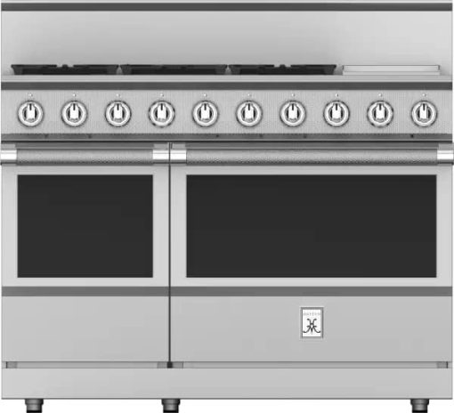 Hestan KRG Series 48" Steeletto 5-Burner Natural Gas Range With 12" Griddle