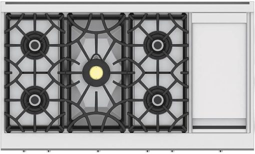 Hestan KRT Series 48" Tin Roof 5-Burner Rangetop With 12" Griddle - Image 2