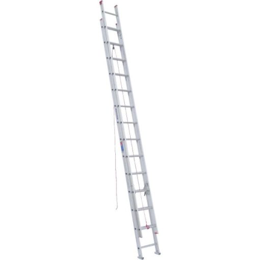 Werner 28 Ft. Aluminum Extension Ladder with 200 Lb. Load Capacity Type III Duty Rating
