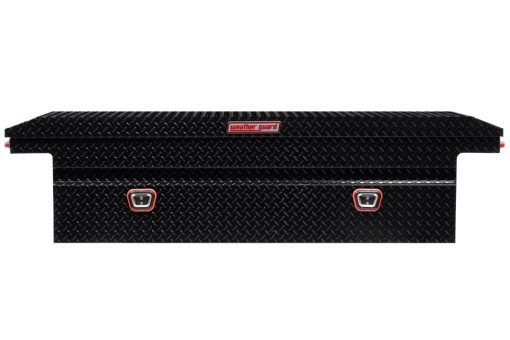 Weather Guard Saddle Box Aluminum Full Low Profile Gloss Black - Image 3