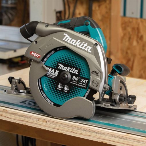 Makita 40V max XGT 9 1/4" Circular Saw with Guide Rail Compatible Base AWS Capable Bare Tool - Image 7