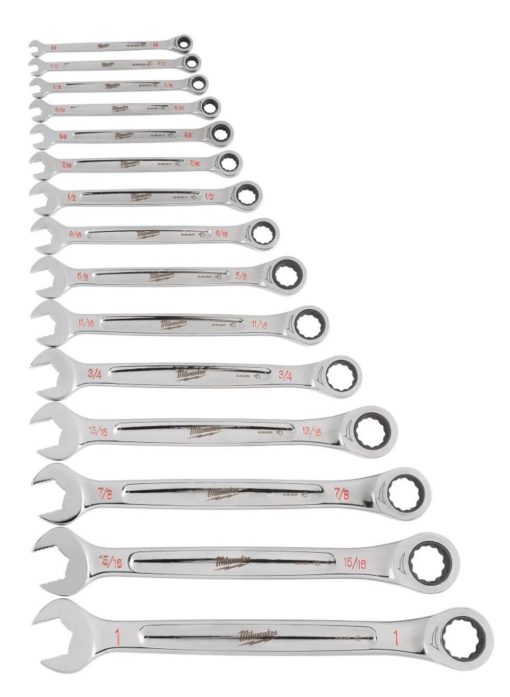 SAE and Metric Ratcheting Combination Wrench Bundle - Image 3