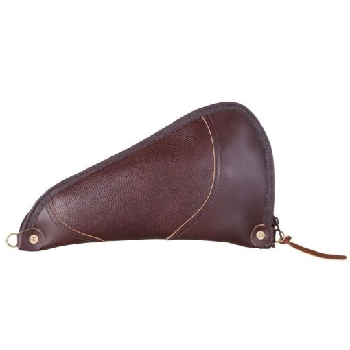 Brown Large Pebbled Leather Pistol Rug - Image 2