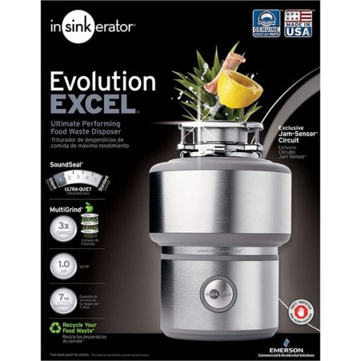 Evolution Excel 1 HP Continuous Feed Garbage Disposal - Image 4