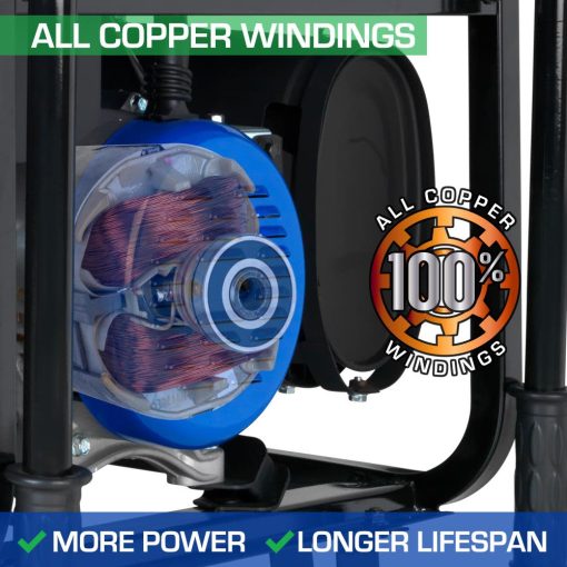DuroMax Generator Dual Fuel Gas Propane Portable with CO Alert 5500 Watt - Image 9