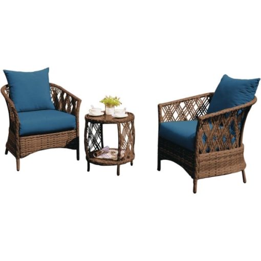 Outdoor Expressions Capitola 3-Piece Wicker Bistro Set