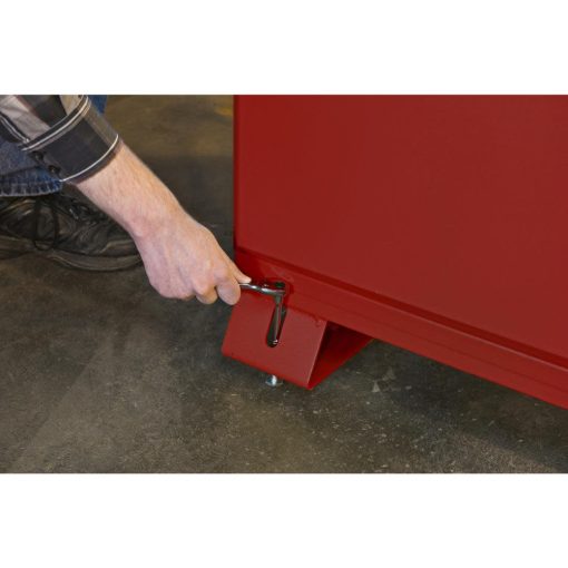 30 Gallon Combustible Manual Close Safety Cabinet - Red - Image 11