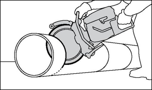 K 970 Ring Saw, Gas, 6.5 Hp, 10.6" Cutting Depth - Image 2