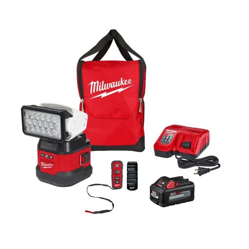 Milwaukee M18™ Utility Remote Control Search Light Kit with Portable Base