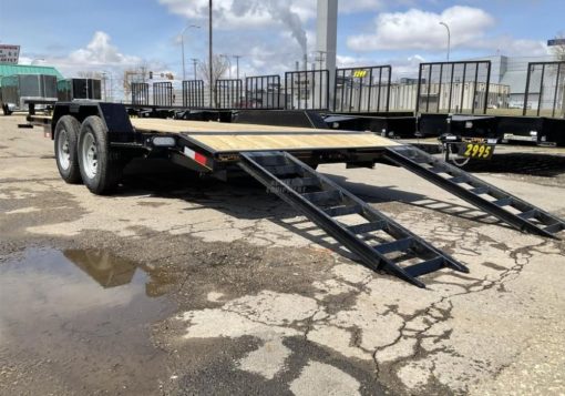 Doolittle 84" x 18' Equipment Trailer with Dove Tail 2022 Black - Image 5