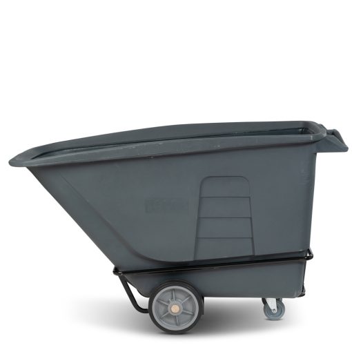 Toter 1 Cubic Yard 2000 lbs Capacity Heavy Duty Tilt Truck Gray