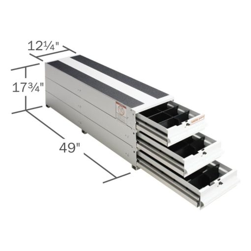 Itemizer® Van Drawer Unit, Stacked, 49 In. x 12.25 In. x 17.75 In. - Image 2