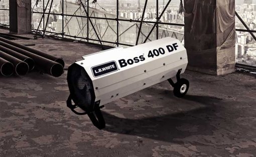 Boss High CFM Forced Air Open Flame Dual Fuel LP/NG 400K BTU heater - Image 2