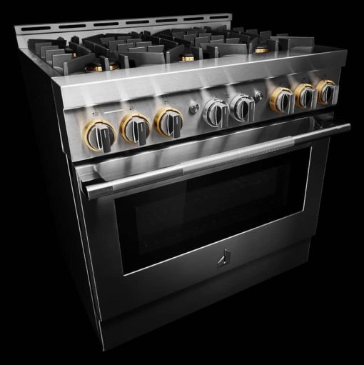 JennAir RISE 36" Stainless Steel Gas Professional-Style Range - Image 7
